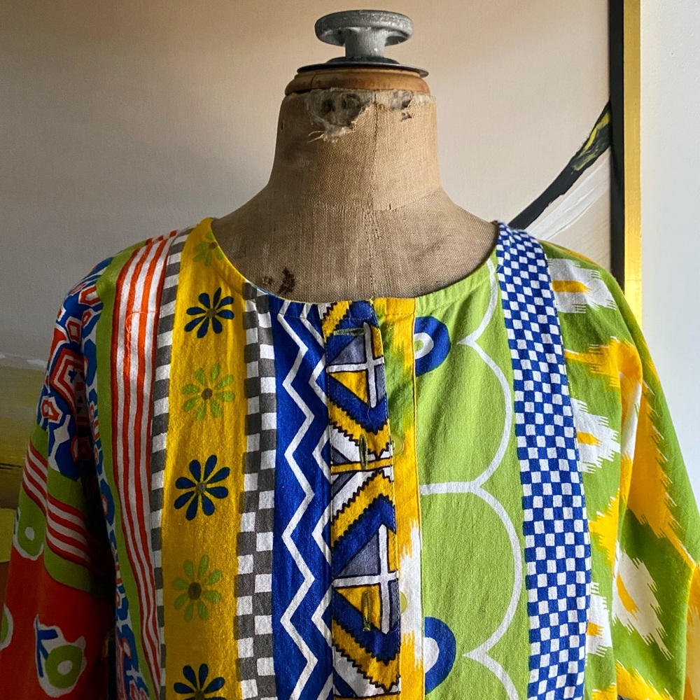 Sacred Threads Patchwork Kimono Top - image 2